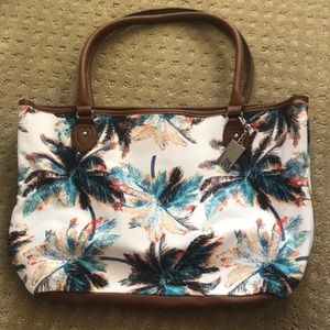 Palm tree tote bag 🧡💛💚💙